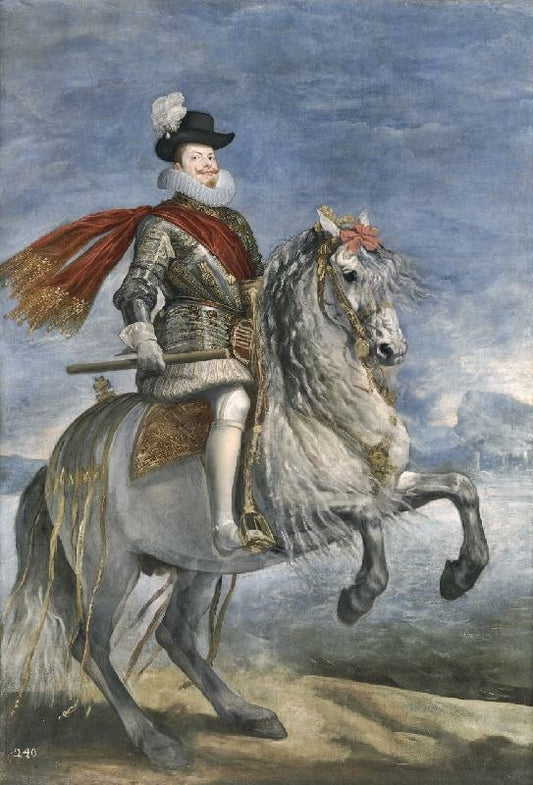 Felipe Iii On Horseback by Diego Velázquez