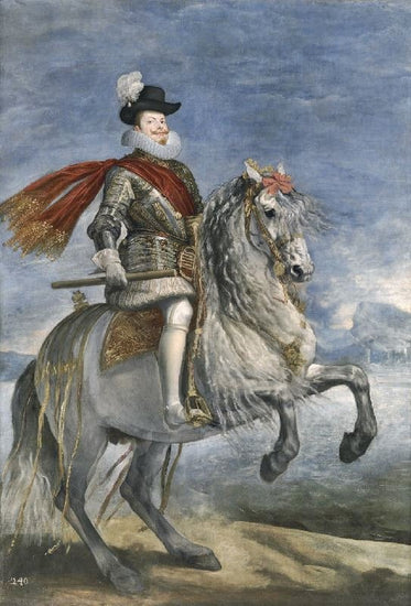 Felipe Iii On Horseback by Diego Velázquez