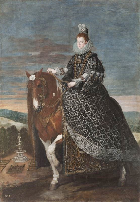 Queen Margarita Of Austria On Horseback by Diego Velázquez