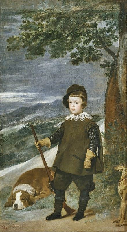 Prince Baltasar Carlos As A Hunter by Diego Vel