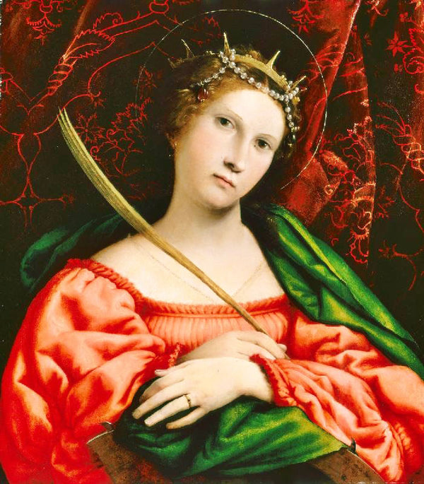 Saint Catherine by Lorenzo Lotto
