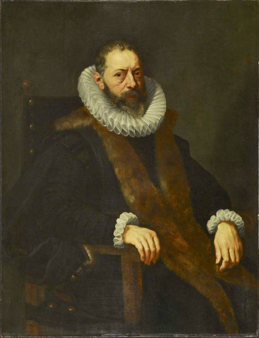 Portrait Of Rogier Clarisse by Peter Paul Rubens