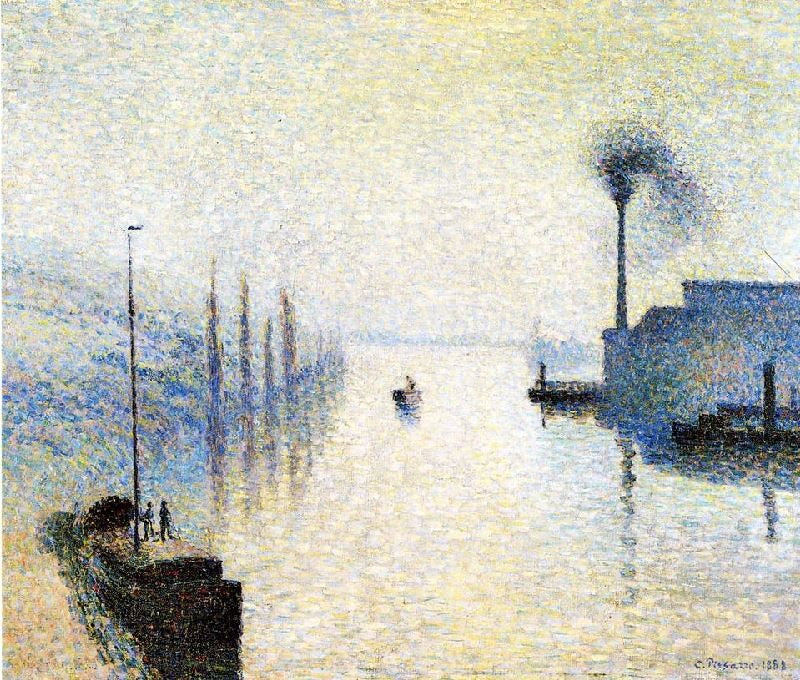 ILE LACRUIX, ROUEN: EFFECT OF FOG