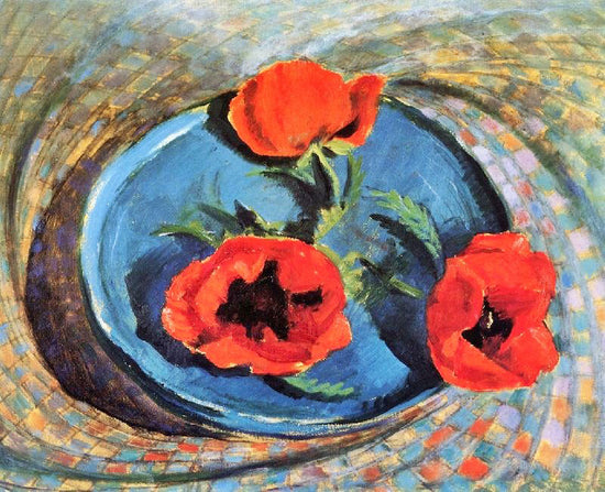 Whirling Poppies by Bernhard Gutmann
