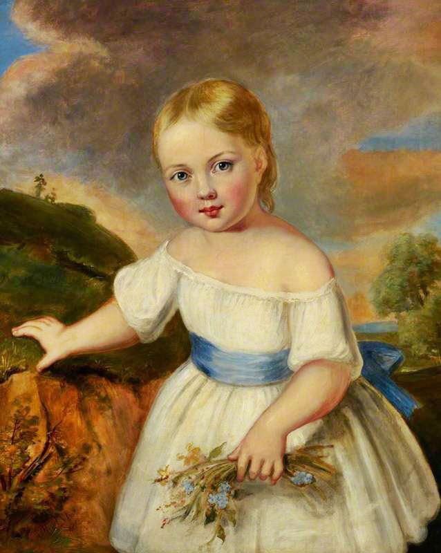 Queen Victoria As A Child by Sir Martin Archer Shee