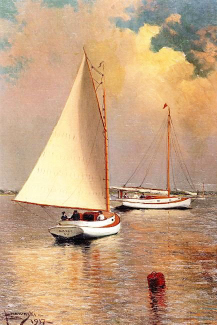 Cat Boats by Edward Browaski