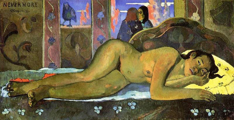 Nevermore, Oh Tahiti by Paul Gauguin