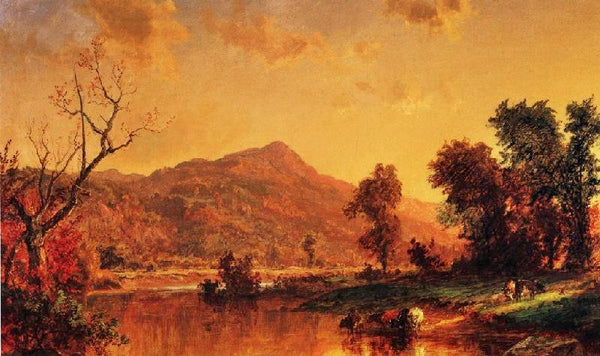 On The Susquehanna by Jasper Francis Cropse