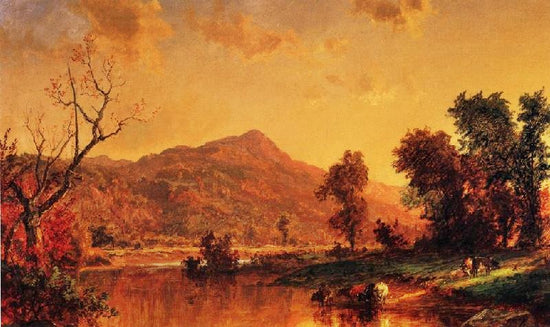 On The Susquehanna by Jasper Francis Cropse