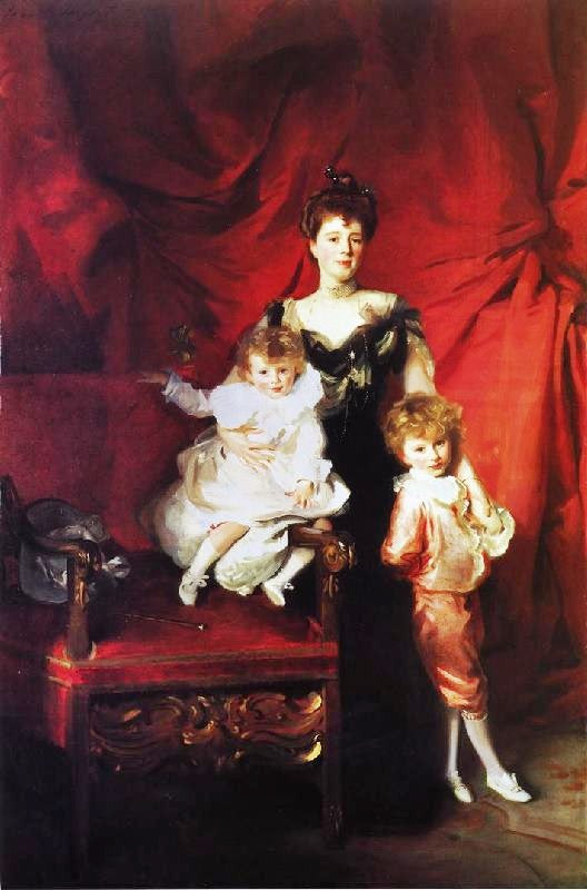 MRS. CAZALET AND CHILDREN, EDWARD AND VICTOR