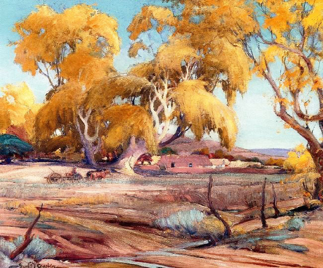 Taos Landscape by Ira Diamond Gerald Cassid