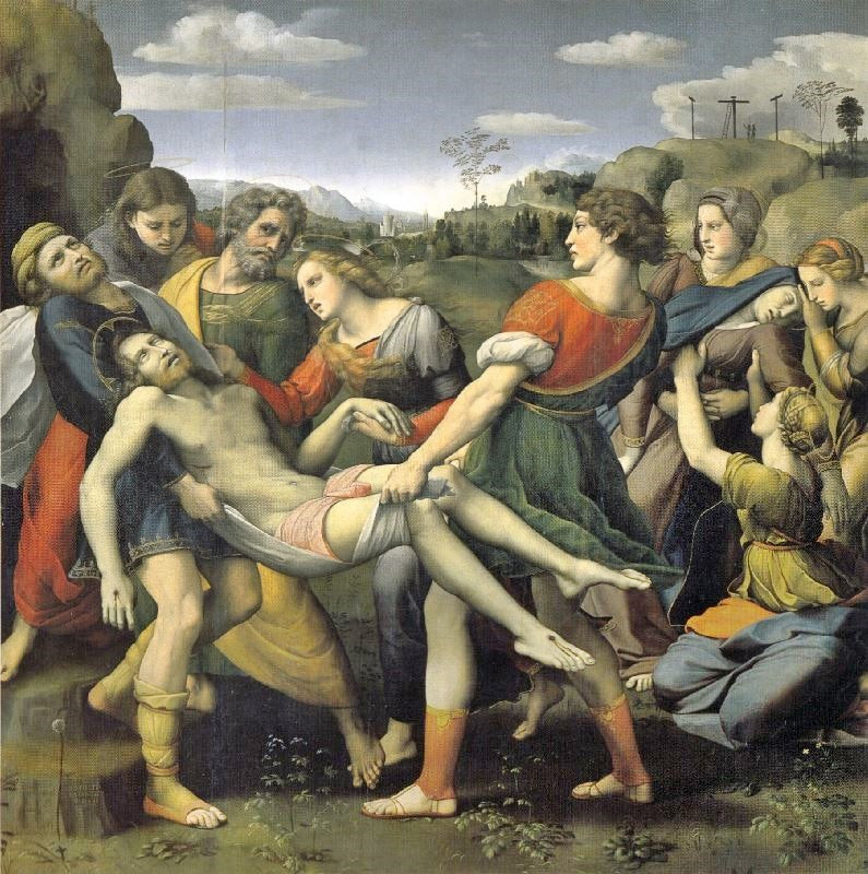 The Entombment by Raphael