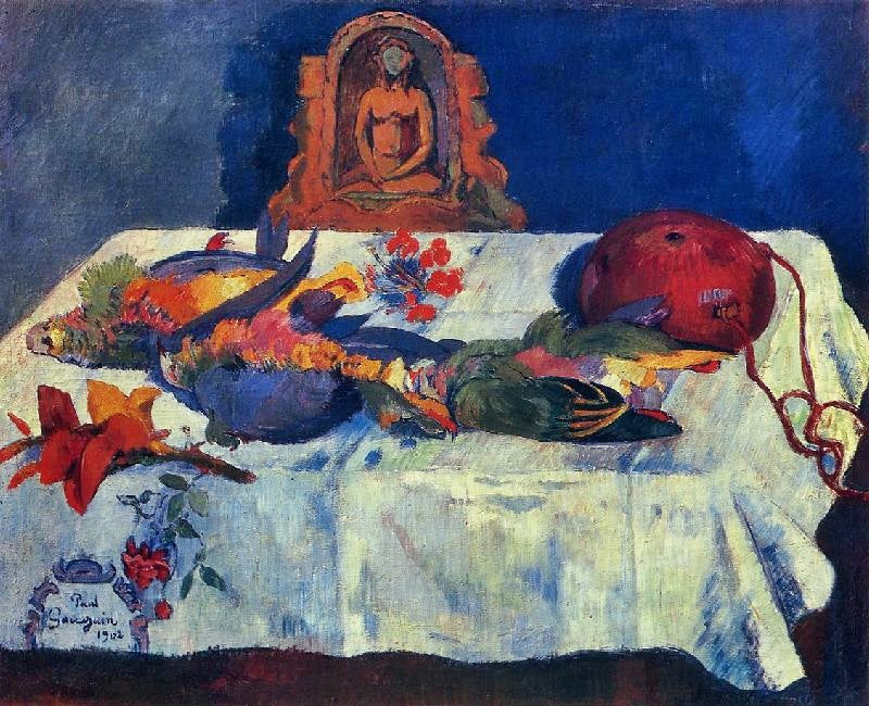 Still Life With Parrots by Paul Gauguin