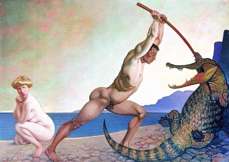 Perseus Slaying The Dragon by Felix Vallotton