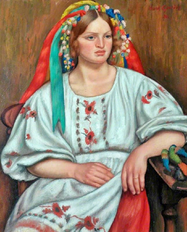 Russian Peasant Girl by Mark Gertler
