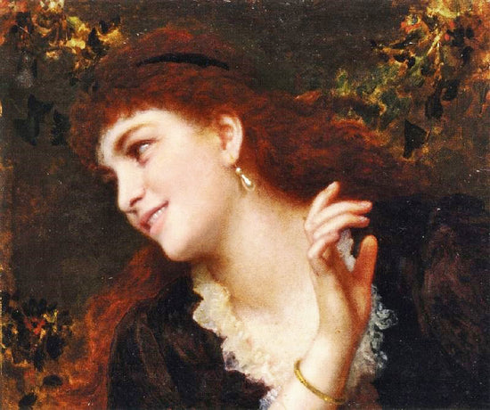 Hanging The Garlands by Sophie Anderson