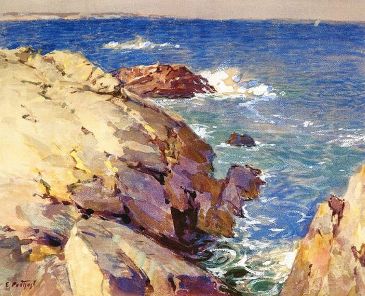 Pirate’S Cove, Marginal Way, Ogunquit, Maine by Edward Potthast