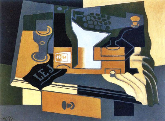 The Coffee Grinder by Juan Gris