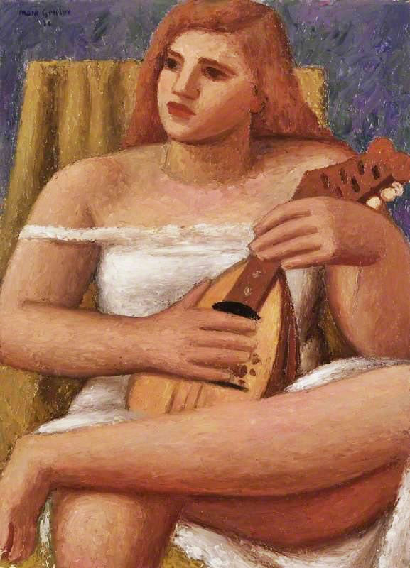 Mandolinist by Mark Gertler
