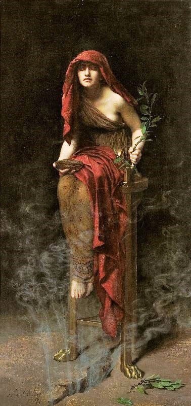 Priestess Of Delphi, 1891 by John Maler Collier