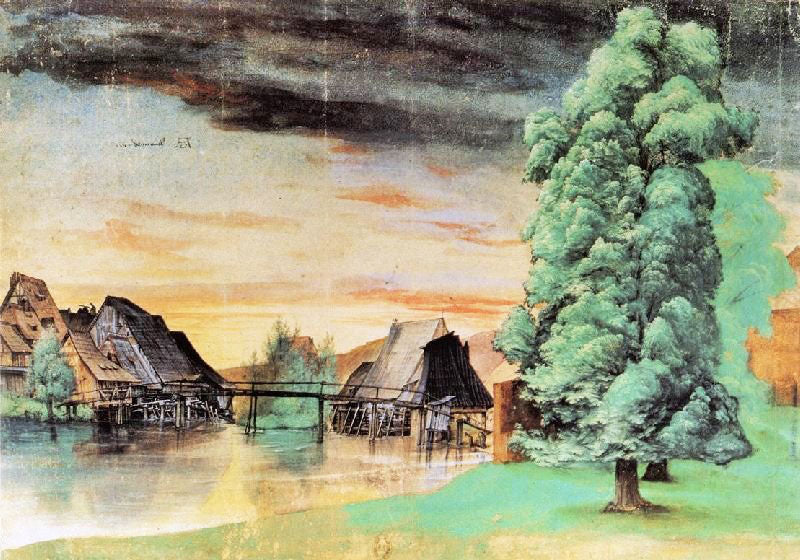 Willow Mill by Albrecht Dürer