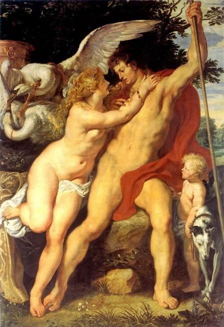 Venus And Adonis, 1610 by Peter Paul Rubens