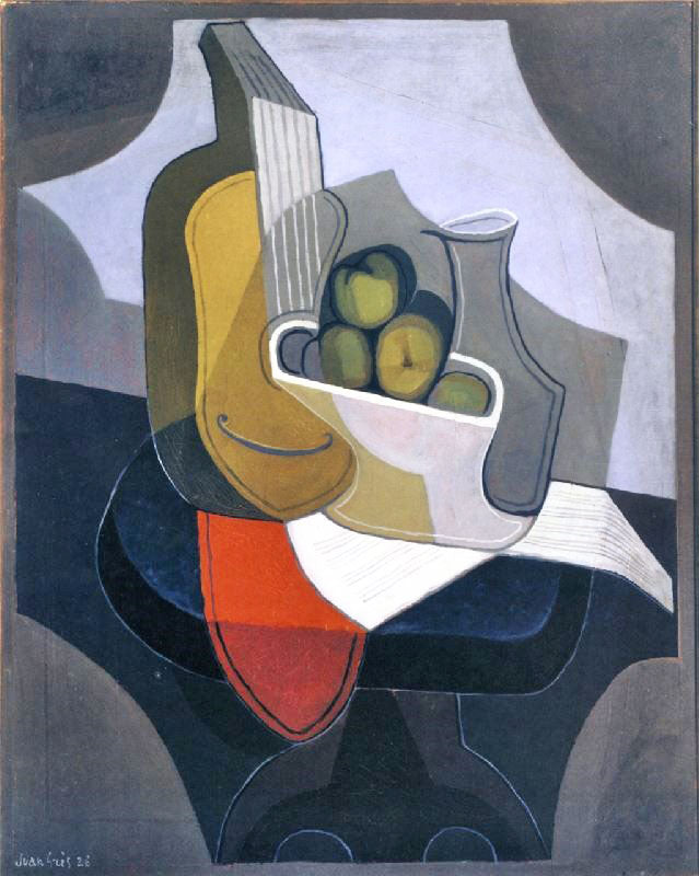 The Table With The Red Cloth by Juan Gris