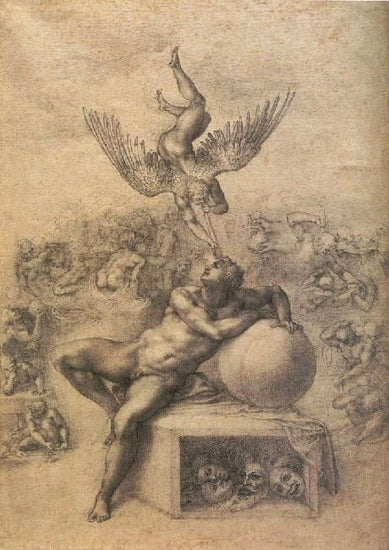 The Dream Of Human Life by Michelangelo Buonarroti
