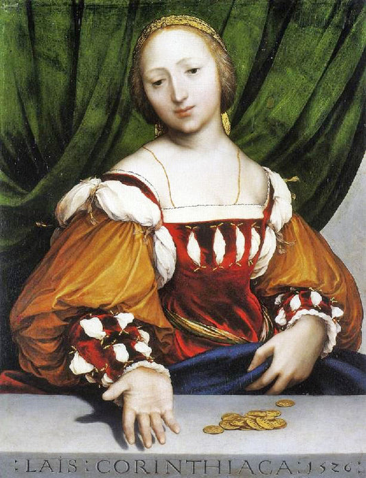 Lais Of Corinth by Hans Holbein the Younger
