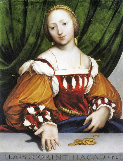 Lais Of Corinth by Hans Holbein the Younger