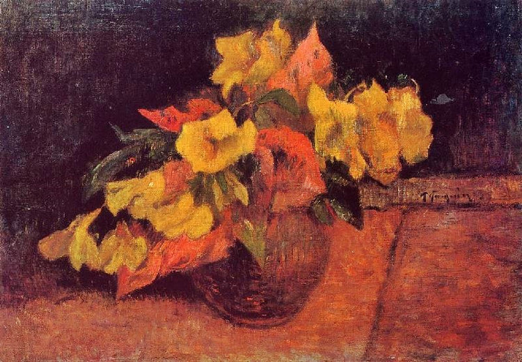 Evening Primroses In A Vase by Paul Gauguin