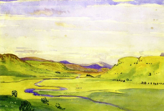 Tryweryn Valley, North Wales by James Dickson Innes