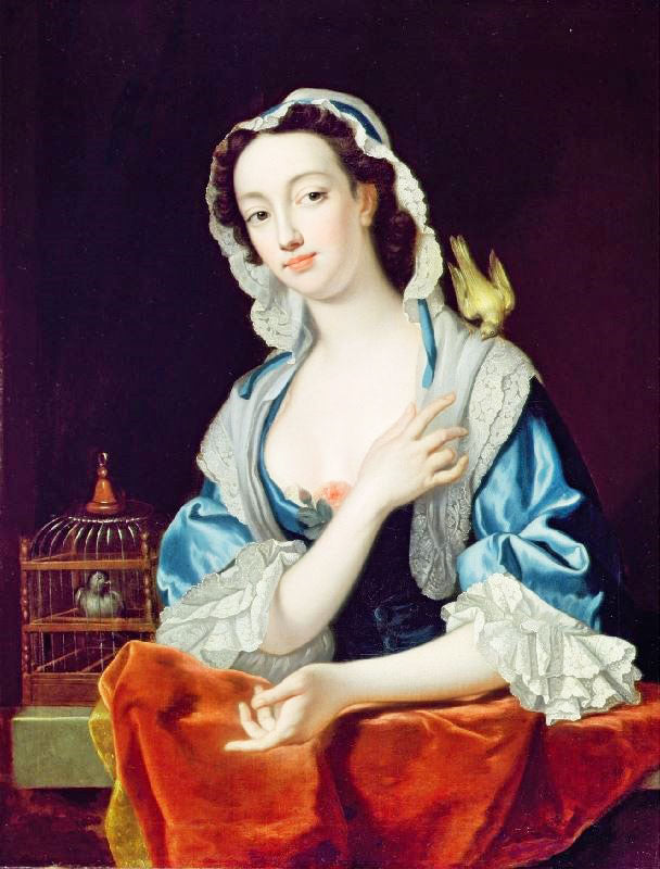 Portrait Of Margaret ’Peg’ Woffington by Jean-Baptiste Van Loo
