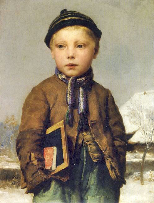 Berner Boy by Albert Anker