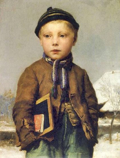 Berner Boy by Albert Anker