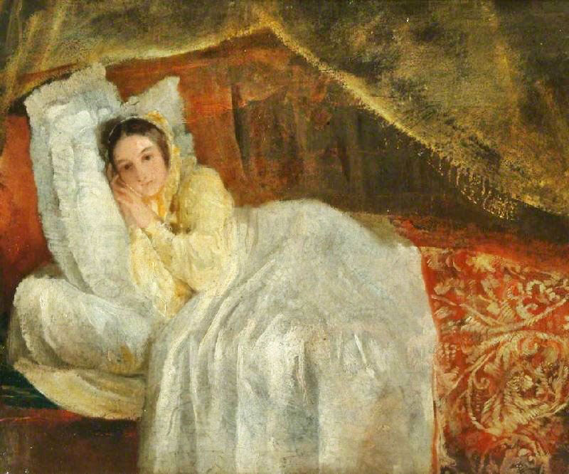 LADY HOLLAND ON A DAYBED