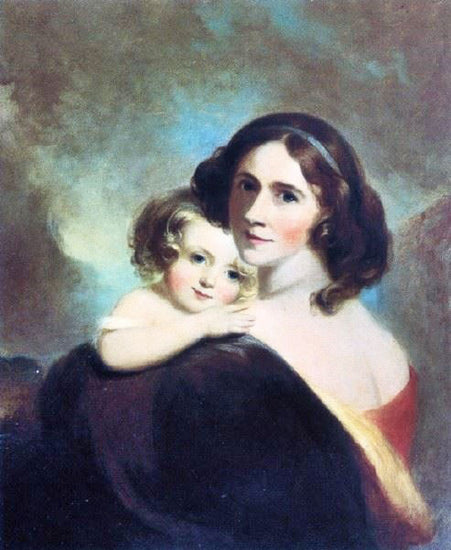 Mrs. Fitzgerald And Her Daughter Matilda by Thomas Sull