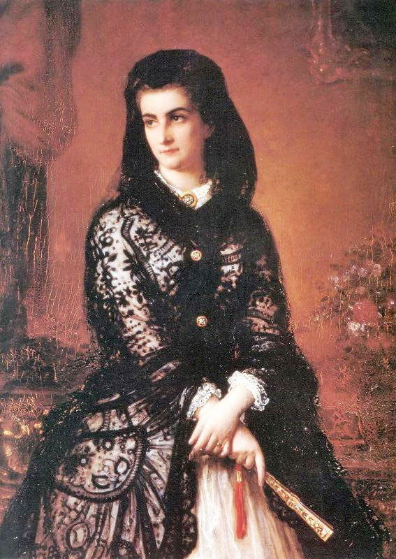 Marie Sophia Of Bavaria And Queen Of Naples by August Riedel
