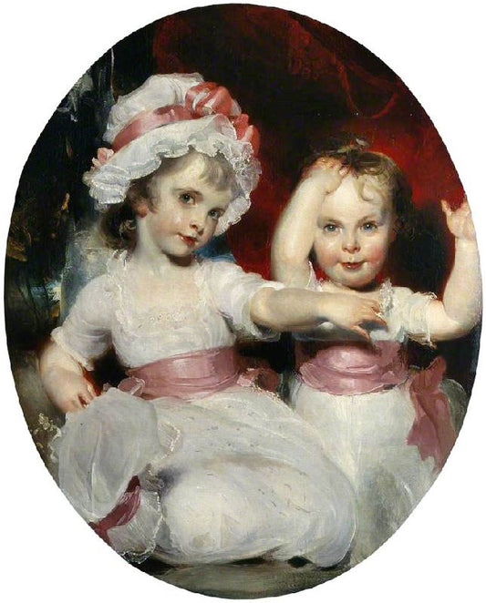 Emily And Harriet Lamb As Children by Thomas Lawrence