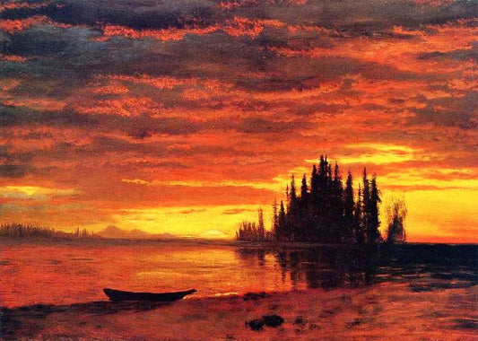 California Sunset by Albert Bierstadt