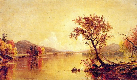 River In Autumn by Jasper Francis Cropse