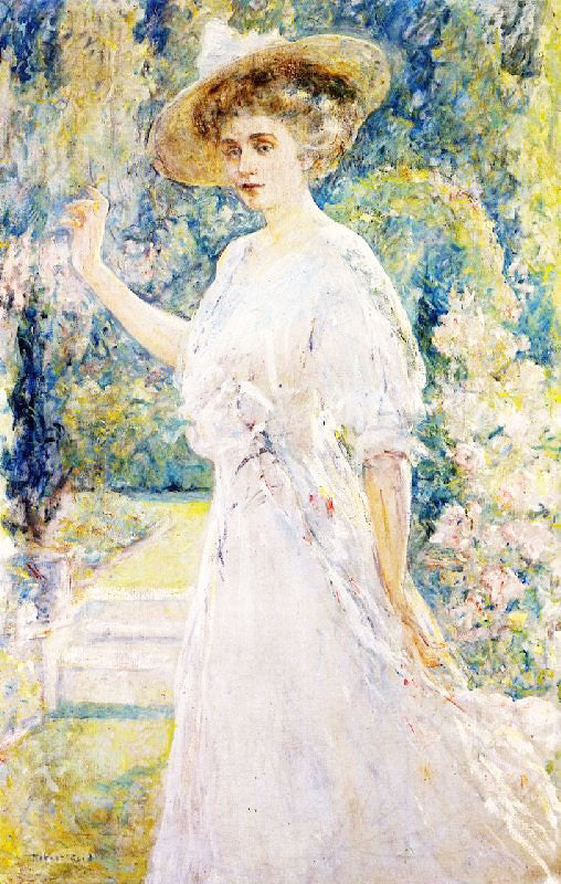 A Summer Portrait by Robert Lewis Reid