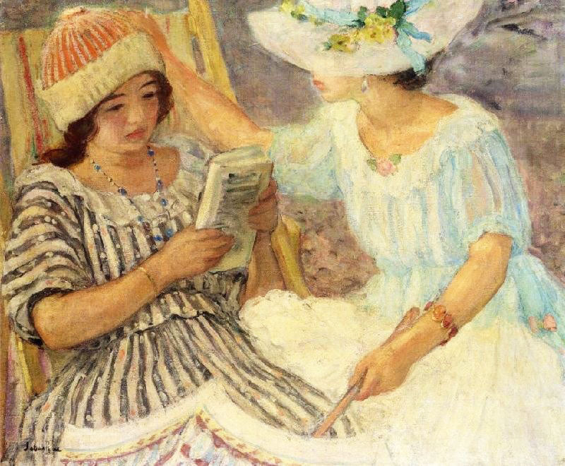 Marthe And Nono by Henri Lebasque