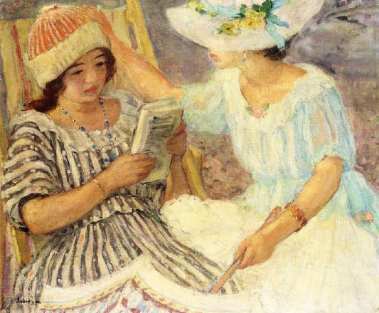 Marthe And Nono by Henri Lebasque