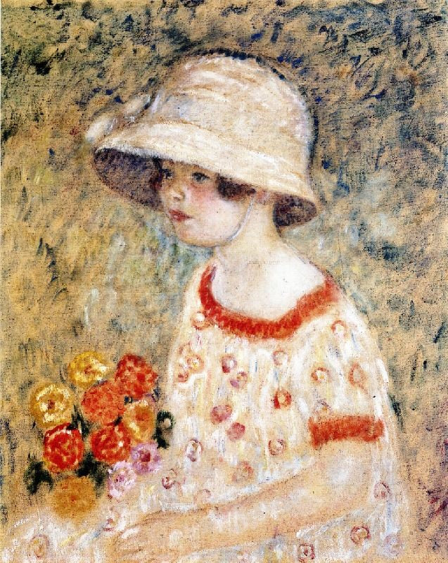 Portrait Of Frances Kilmer by Frederick Carl Frieseke