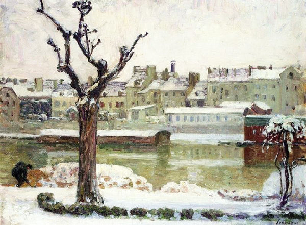Winter In Lagny by Henri Lebasque
