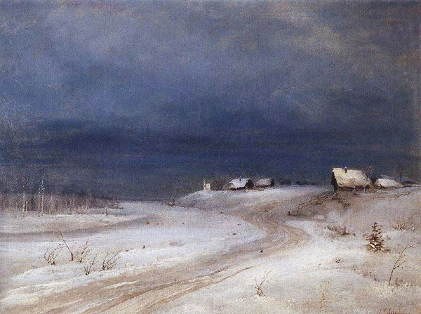 Winter Night by Alexei Kondratyevich Savrasov