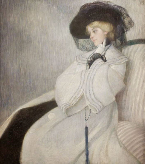 Portrait In Black And White by Wilhelm List