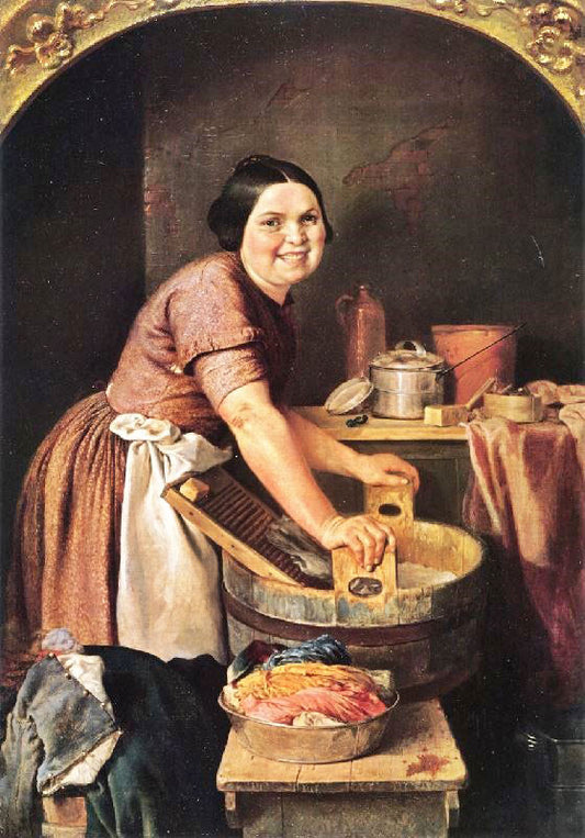 The Jolly Washerwoman by Lilly Martin Spencer