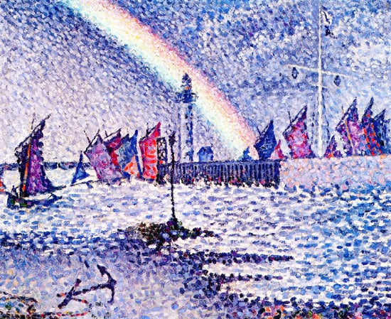 Entrance To The Port Of Honfleur by Paul Signac